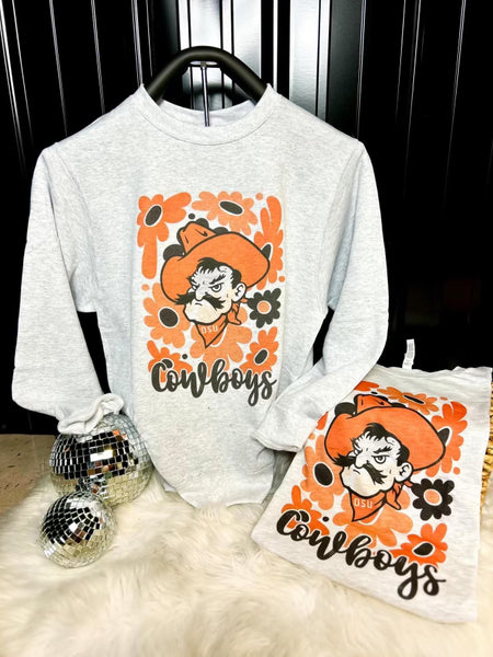 Boho Floral Team SweatShirt
